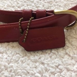 Red Coach Belt